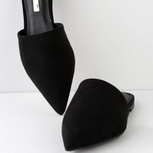 Lorena Black Mules (Lulus)